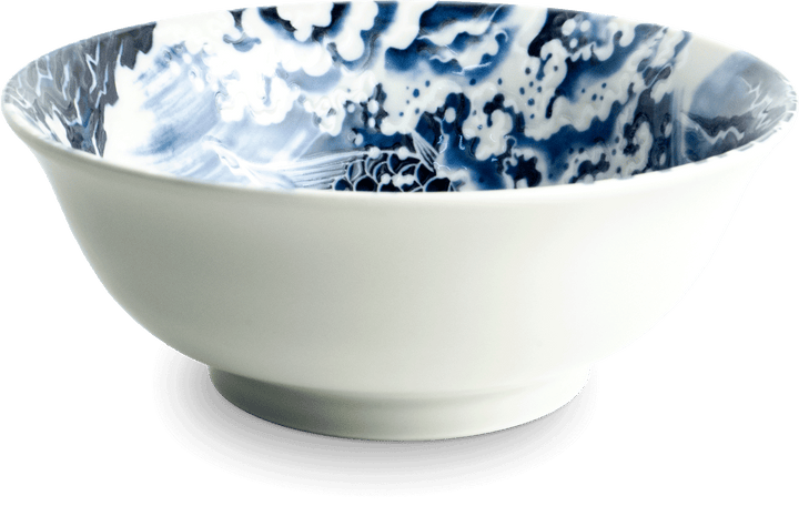 Fish Ramen Bowl Blue Ø21 cm | H8 cm