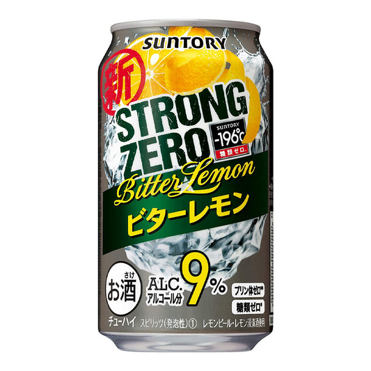 -196℃ STRONG ZERO Double Bitter Lemon  9% 350ml