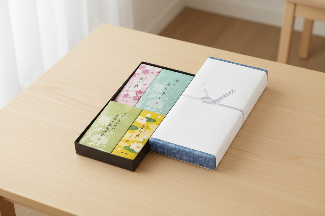 Nippon Kodo Incense Set 1000, Package Grave Visit Incense