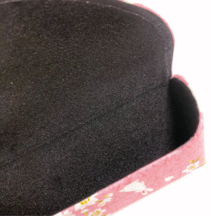 Japanese Sakura Rabbit Magnetic Sunglasses Protective Case Pink 16*6*3cm