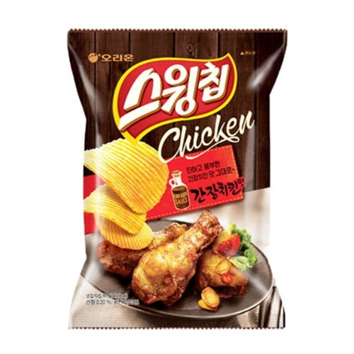 Korean Orion Swing Chip Soy Marinated Chicken 60g