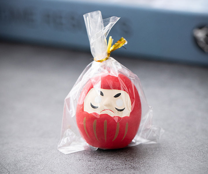 Nippon Daruma Ornament Yellow (Kiiro 4*4*4.5cm)