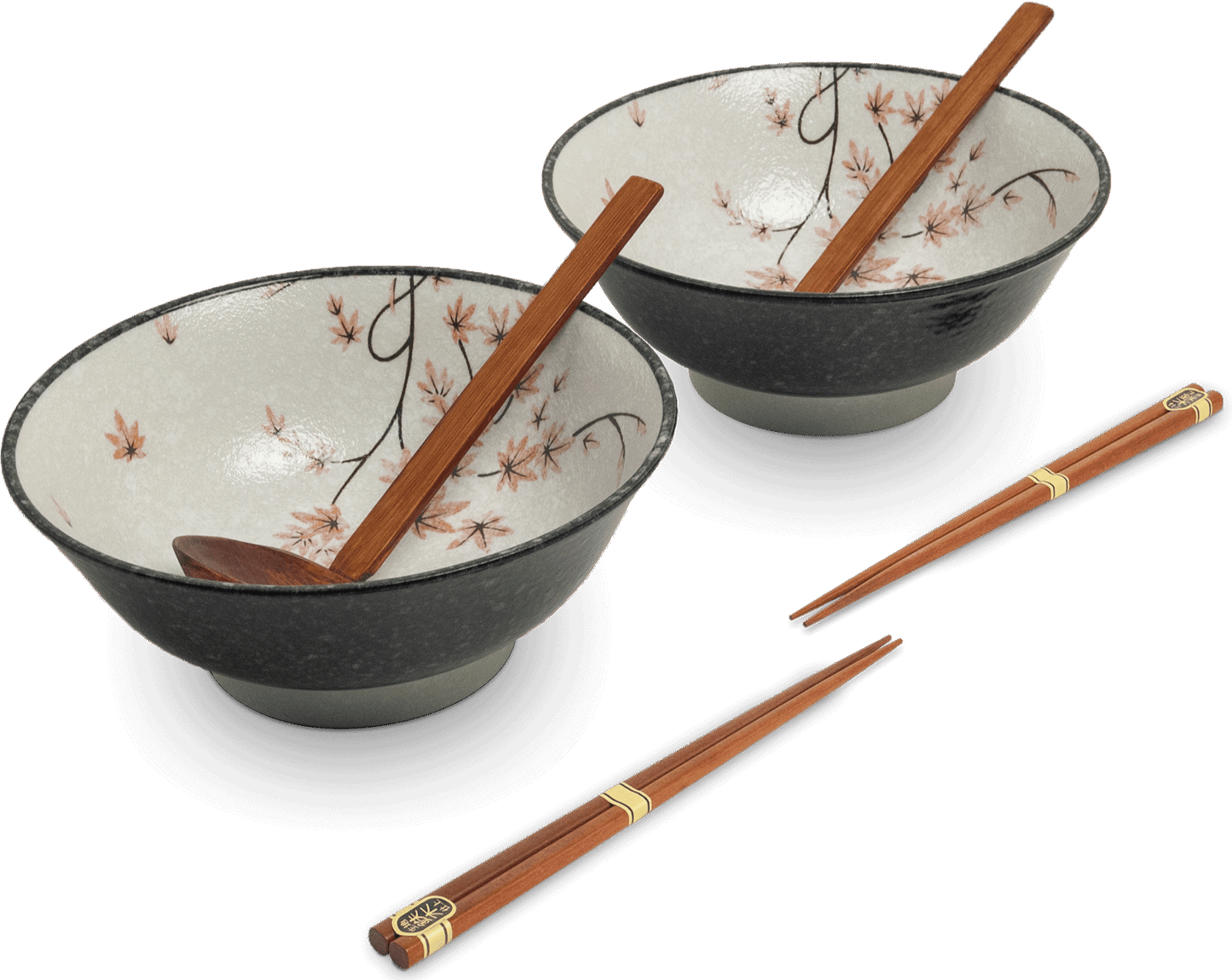 Japanse Maple Leaf  Ramen Komen SET Ø22 cm | H9 cm