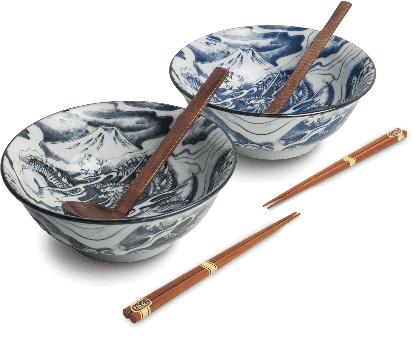 Dragon Ramen Bowl SET Ø22 cm | H9 cm