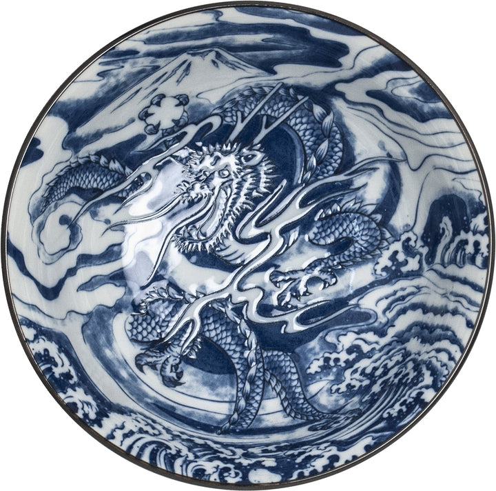 Bowl Black & Blue Dragon SET Ø15 cm | H6.5 cm