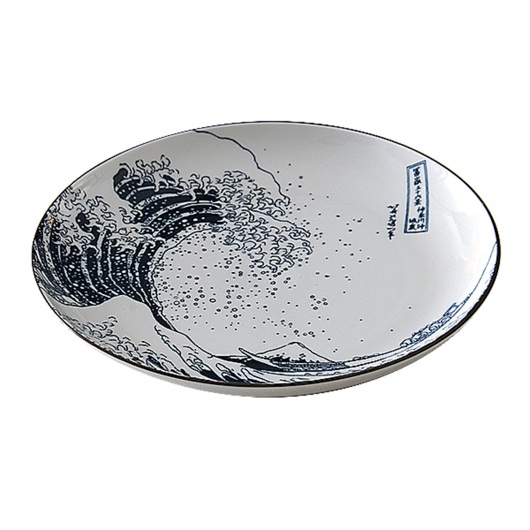 Hokusai Fuji Plate SEIKATSU Ø 21,5cm 3cm H