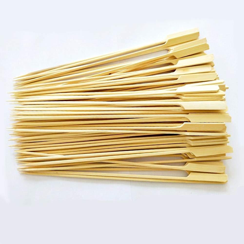 Bamboo Picks thick flat 15cm 100pcs