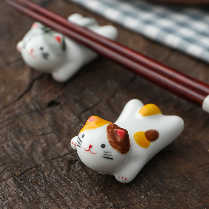 Nippon Chopstick Holder Cutty Cats 4pcs