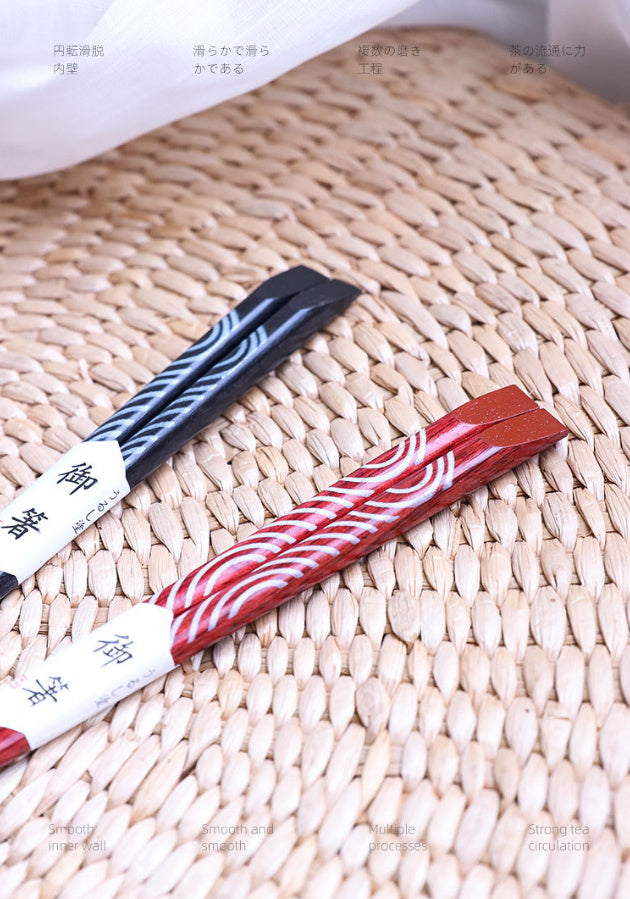 Nippon Ironwood Chopsticks Red (Aka 22.5*1.5cm)