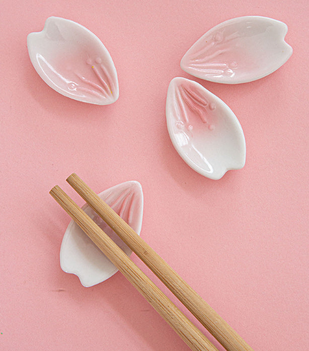 Japanese Chopstick Holder ( Sakura petal 4ps）