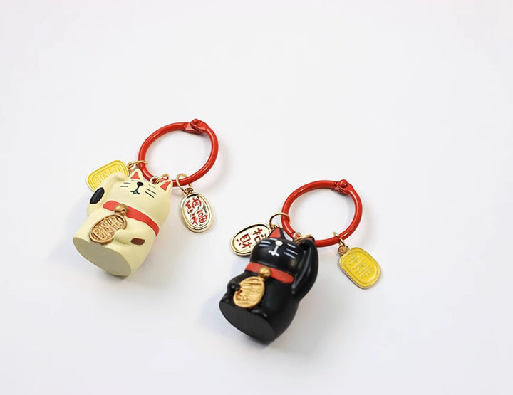 Nippon Water Sound Music Dreamy Bell (Black Lucky Cat 5*7cm)