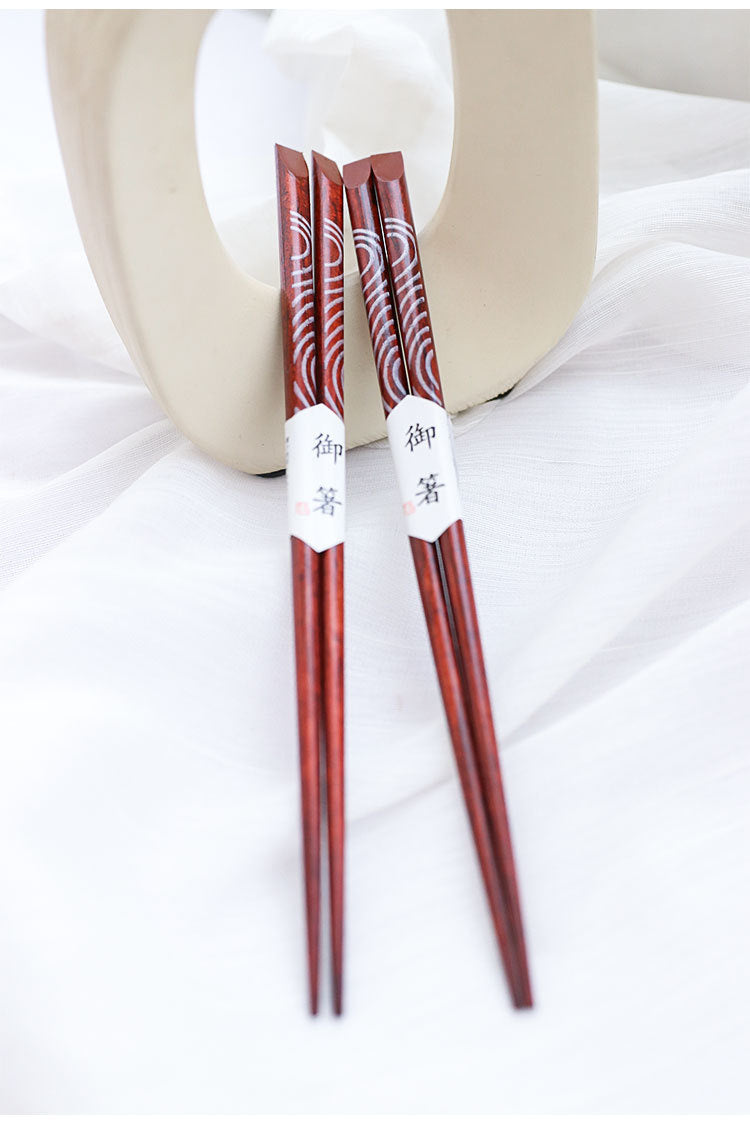 Nippon Ironwood Chopsticks Red (Aka 22.5*1.5cm)