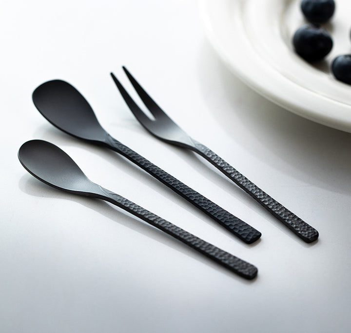Nippon Takasago Metal Hammertone Cutlery Stainless Steel Antioxidant Fork (13*1.5cm)