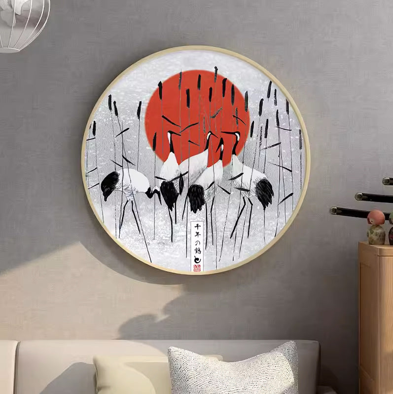 Japanese Famous Wall Art See You Under the Moon Hana 50*50 cm