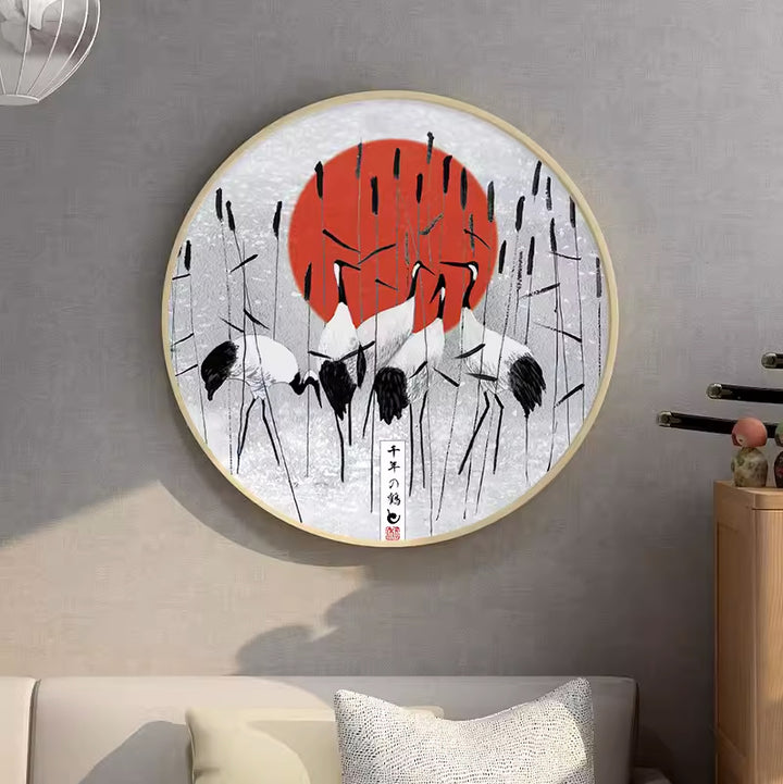 Japanese Famous Wall Art See You Under the Moon Hana 50*50 cm