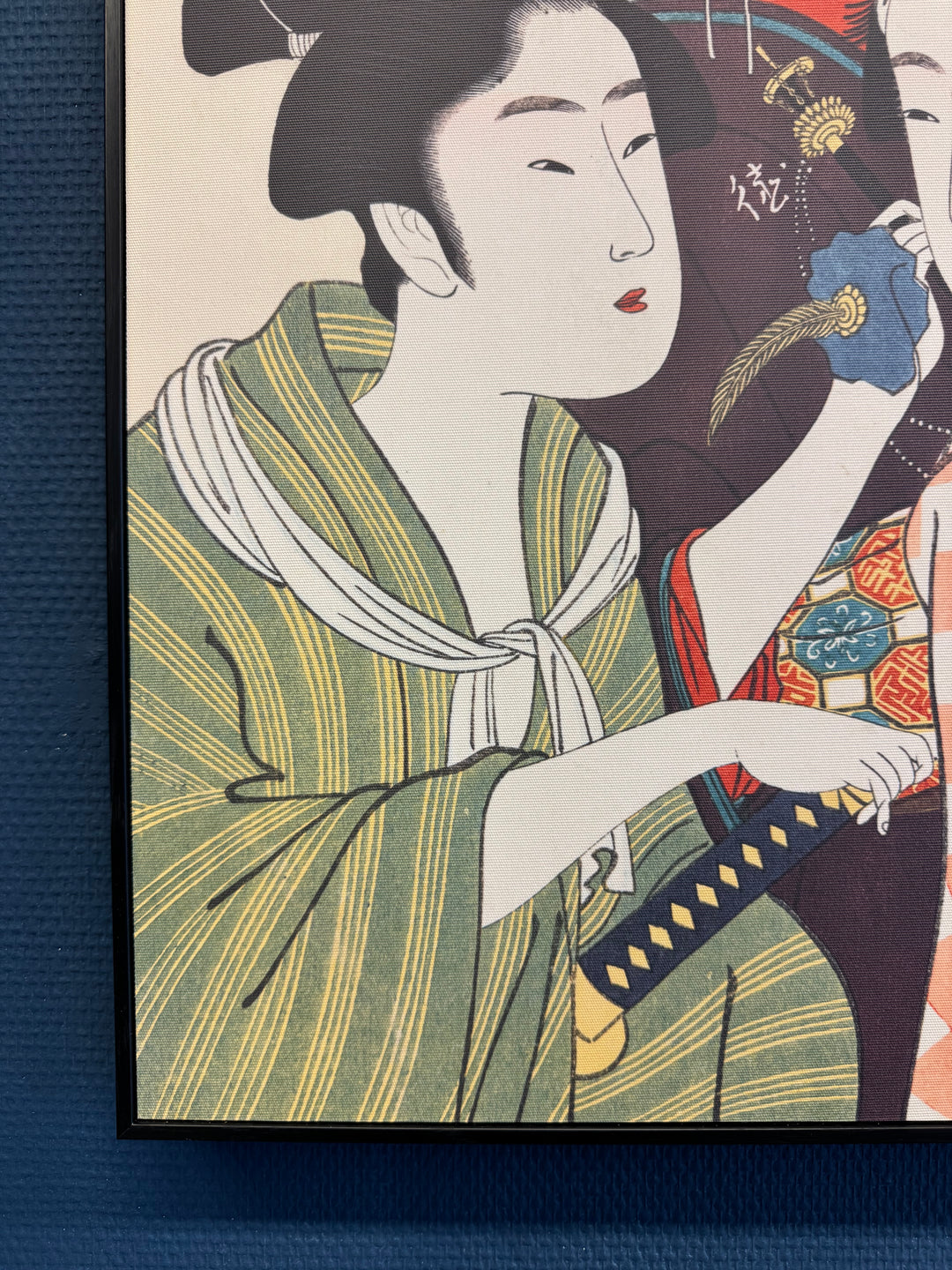 Japanese Famous Wall Art 3 women's H 70 * L 50 cm