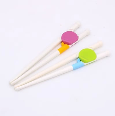 Children Smart Training Chopsticks Pink