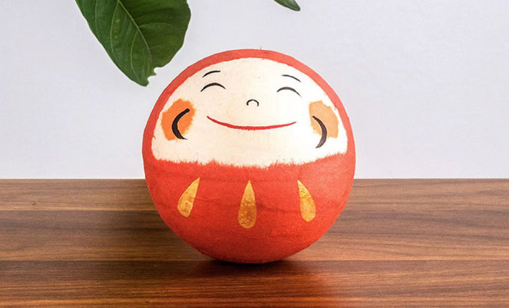 Kyoto paper mâché Washi Tumbler Roly-poly Bell Ornament Dharma