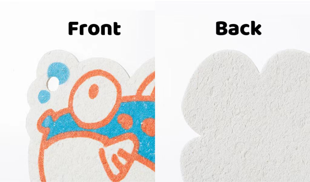 Nippon Wood Pulp Cotton Dish Sponge (Lucky Cat)