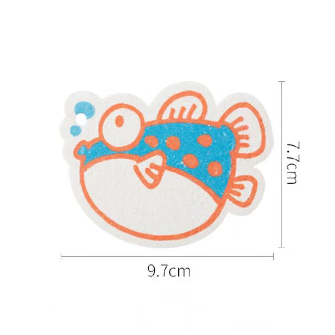 Nippon Wood Pulp Cotton Dish Sponge (Blowfish)