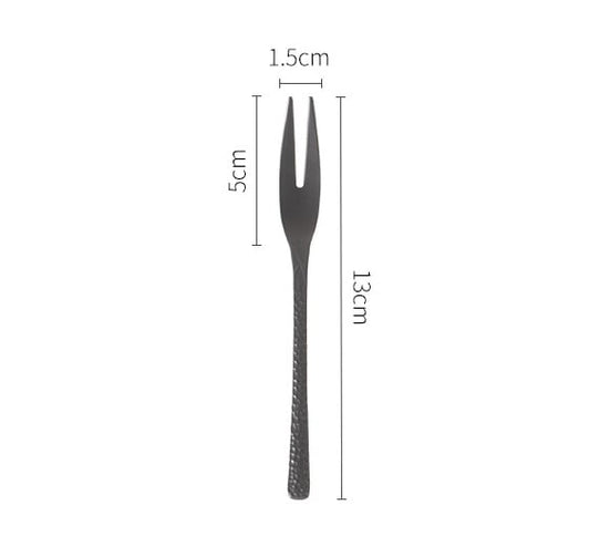 Nippon Takasago Metal Hammertone Cutlery Stainless Steel Antioxidant Fork (13*1.5cm)