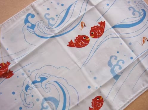Japanese Handkerchiefs Carp 32*89cm