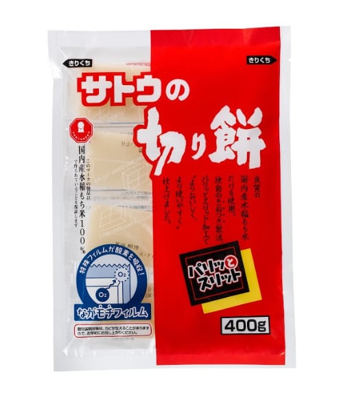 Rice Cake Sato No Kiri-mochi Paritto Slit 400g