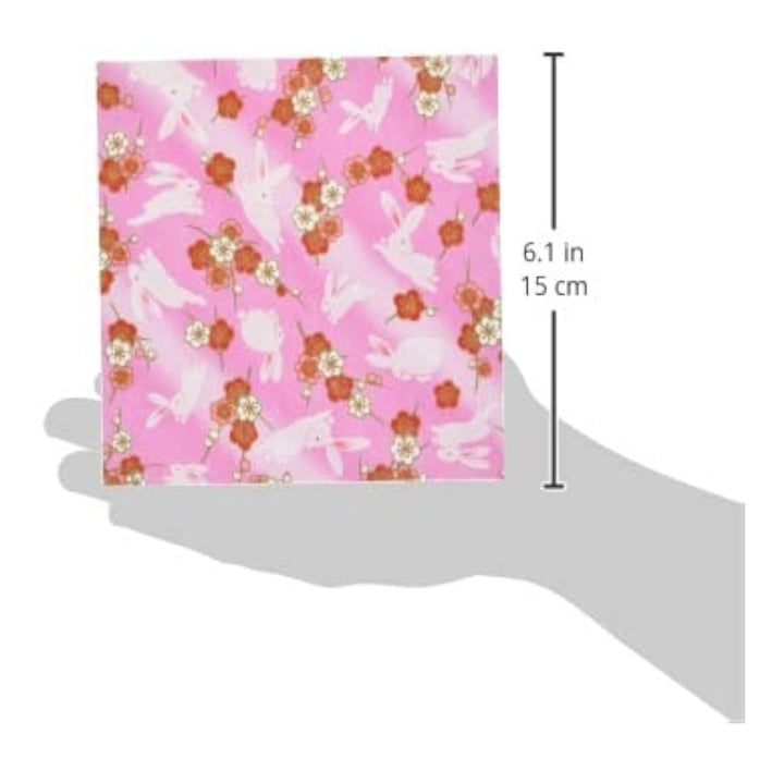 Washi Kawasumi Origami paper  Pink 15x15 cm 15 pcs