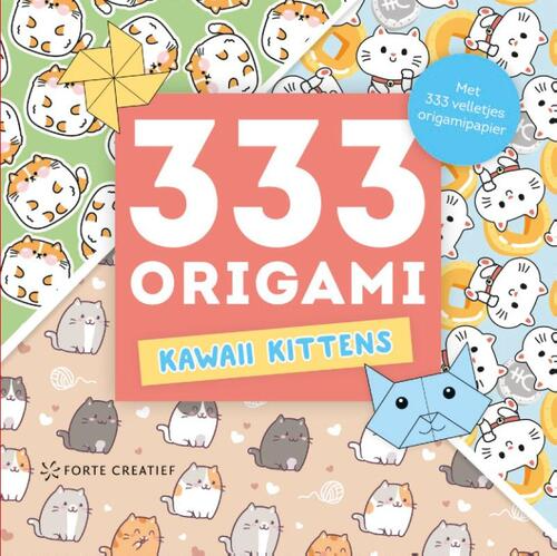 333 pcs Origami Kawaii Kittens