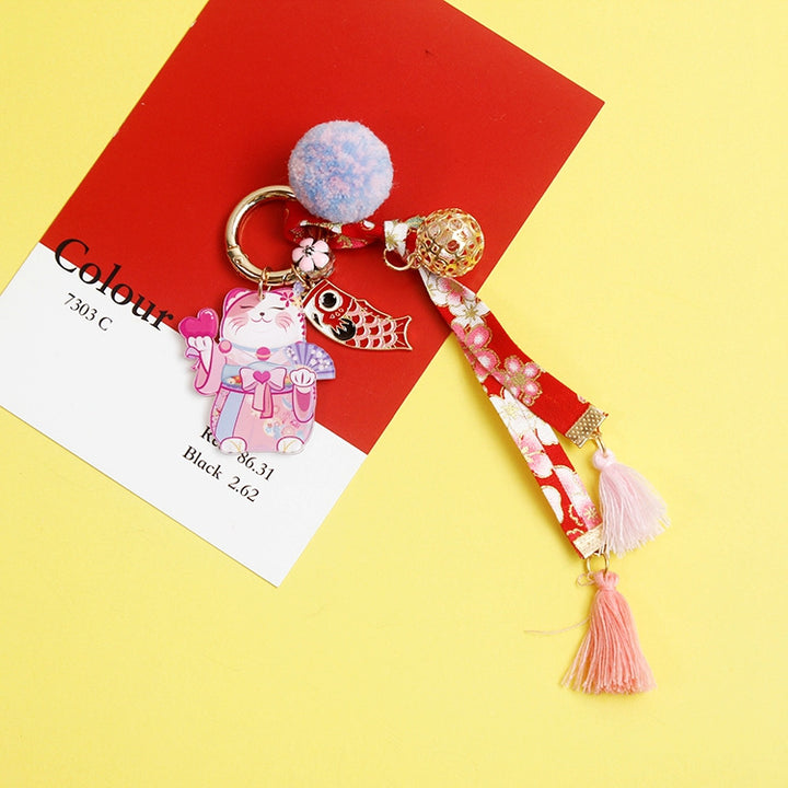 Kimono Keychain Aka (Red)