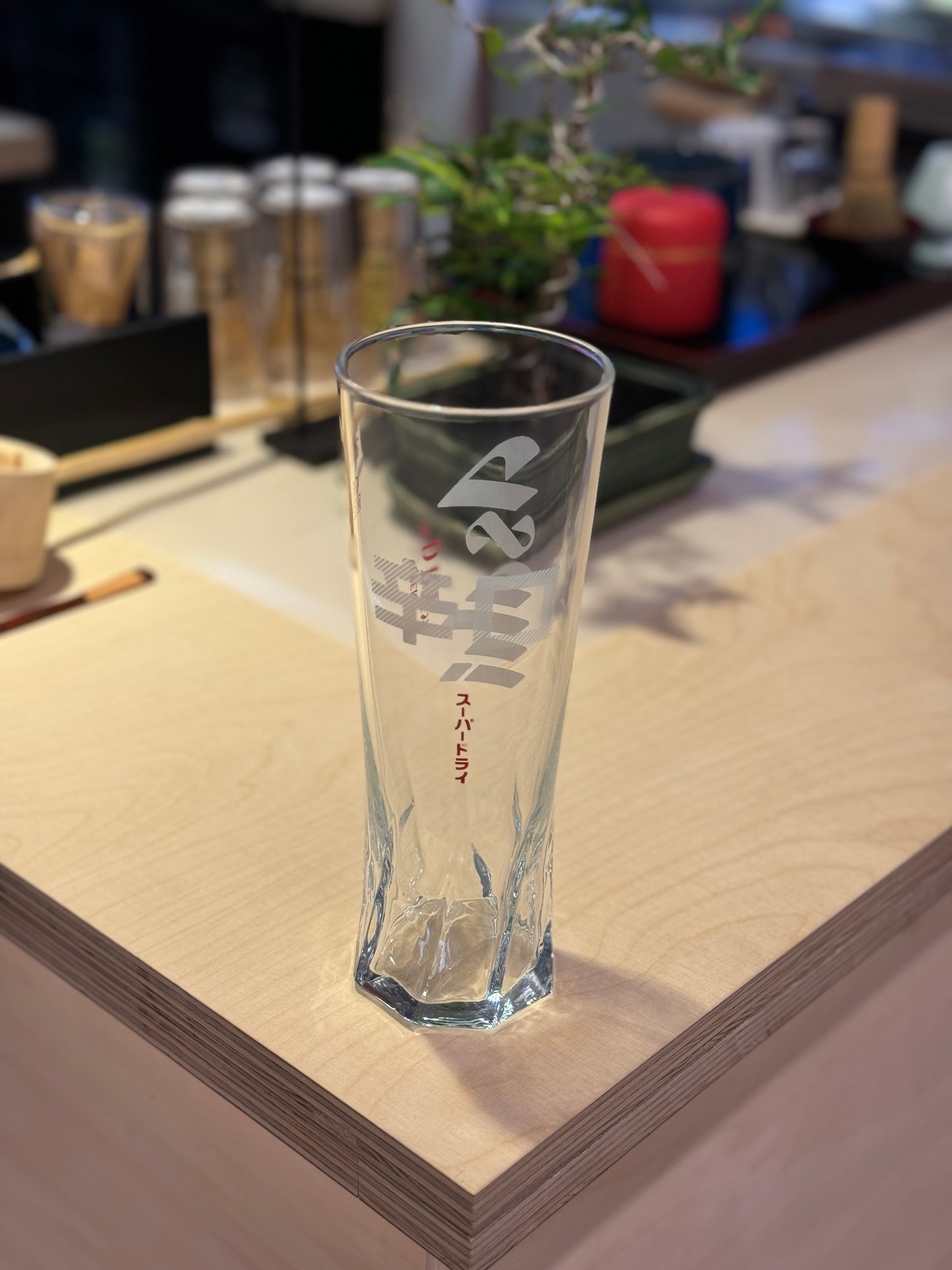 Asahi beer glass 50cl