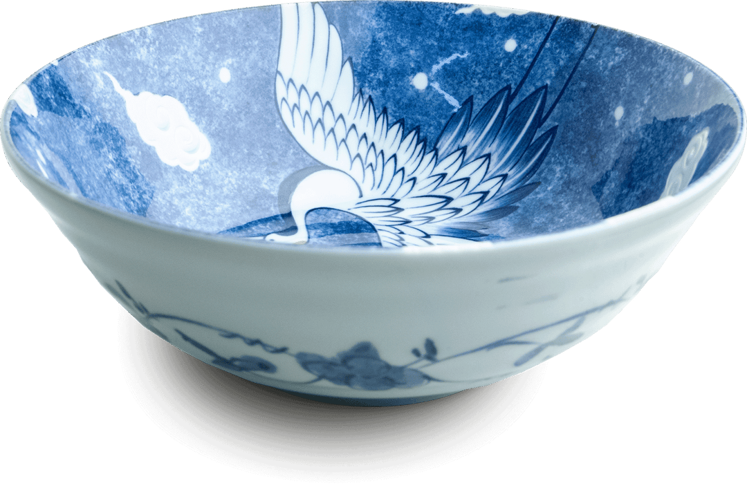 Japanese Crane Blue Ø21,5 cm | H7.5 cm
