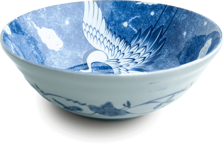 Japanese Crane Blue Ø21,5 cm | H7.5 cm