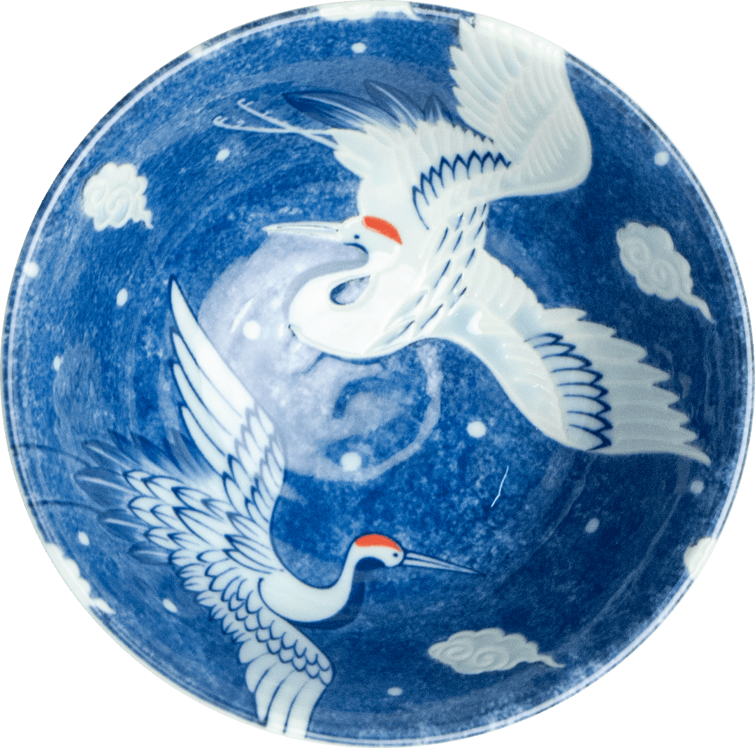 Japanese Crane Blue Ø14 cm | H6.5 cm