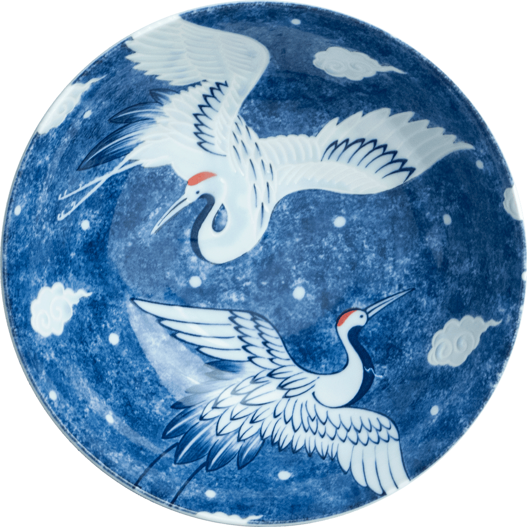 Japanese Crane Blue Ø21,5 cm | H7.5 cm