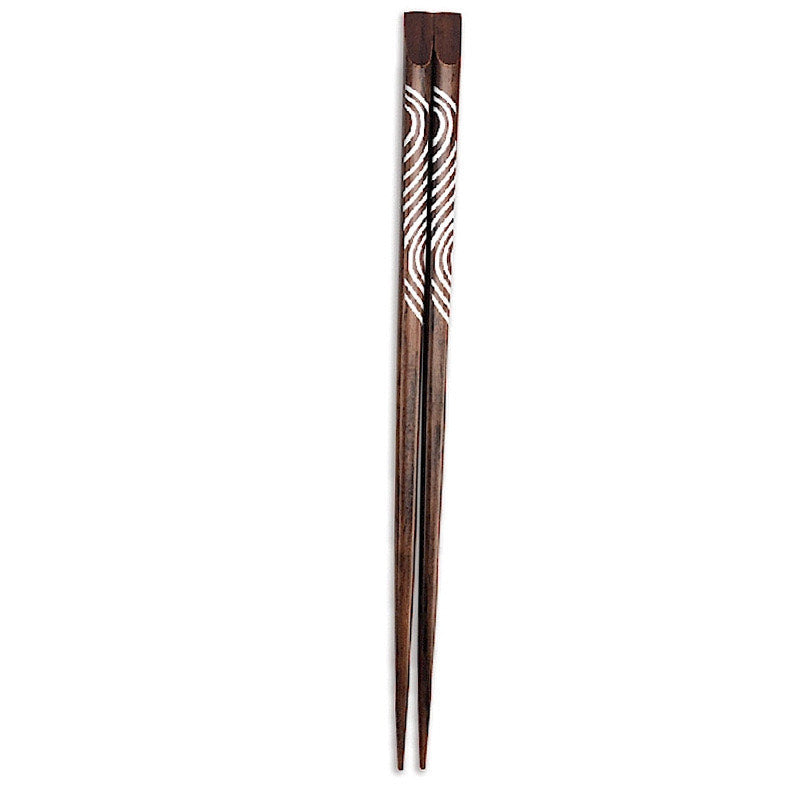 Chopsticks Wave wood 2 Pairs