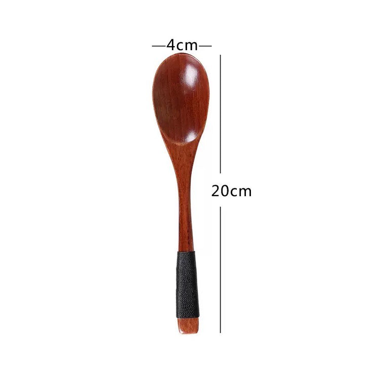 Nippon Long Handle Wooden Stirring Spoon