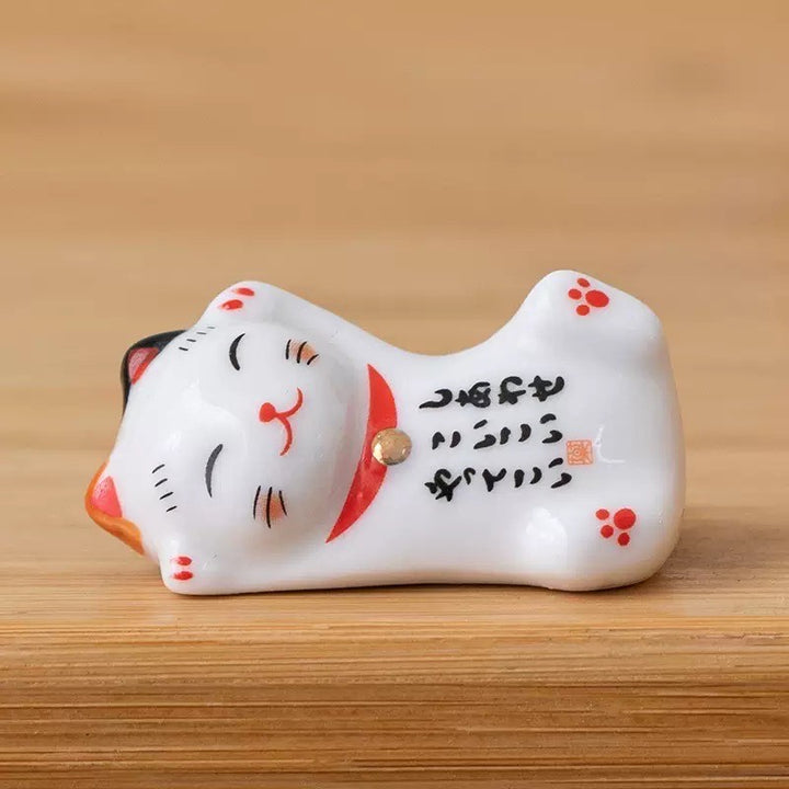 Nippon Chopstick Holder Lucky Cats 5pcs