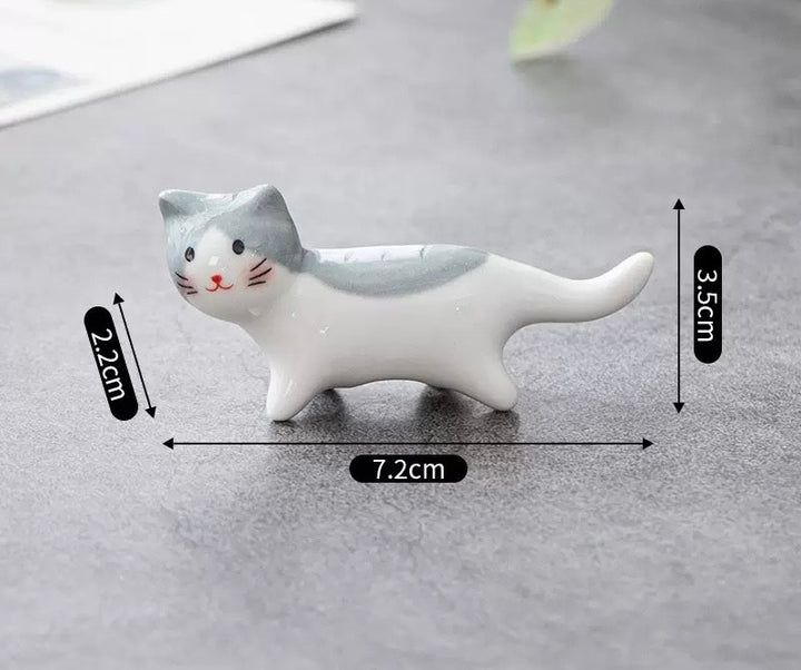 Nippon Chopstick Holder Walking Cats 5pcs