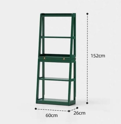 Japanese Foldable Solid Wood Bookshelf