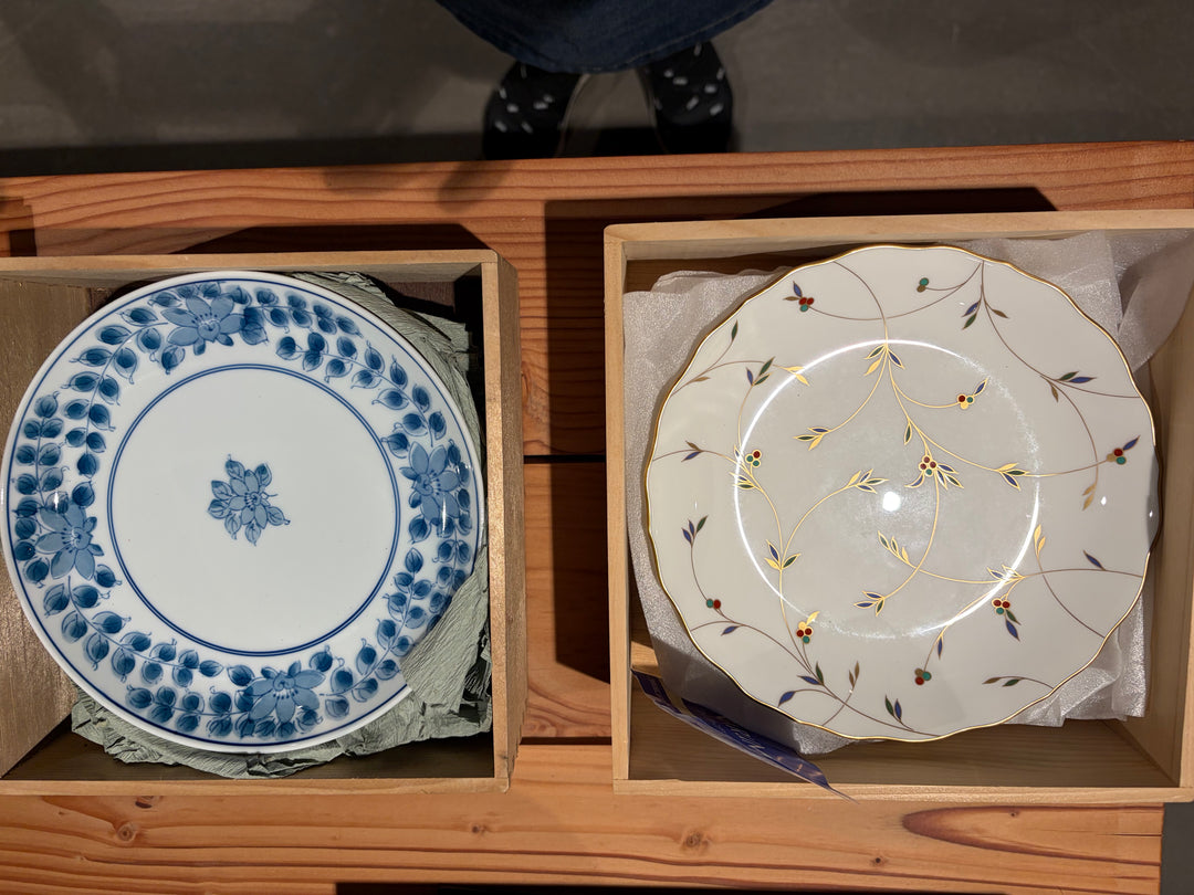 Japanese Hand-Painted Small Plates ( Set of 5)