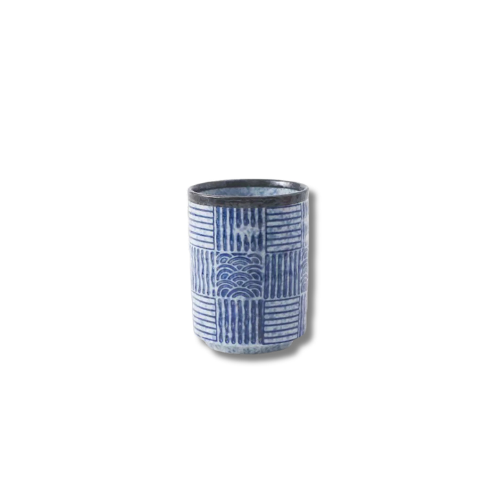 Japanese Tea Cup Edo Blue