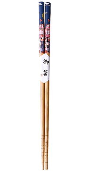 Nippon Bamboo Chopsticks with Lucky Cat A