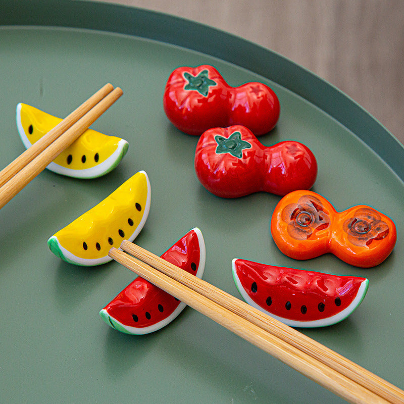 Japanese Chopstick Holder Tomatoes  4ps