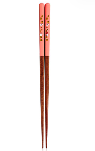Nippon Chopsticks with  Rabbit / Pink