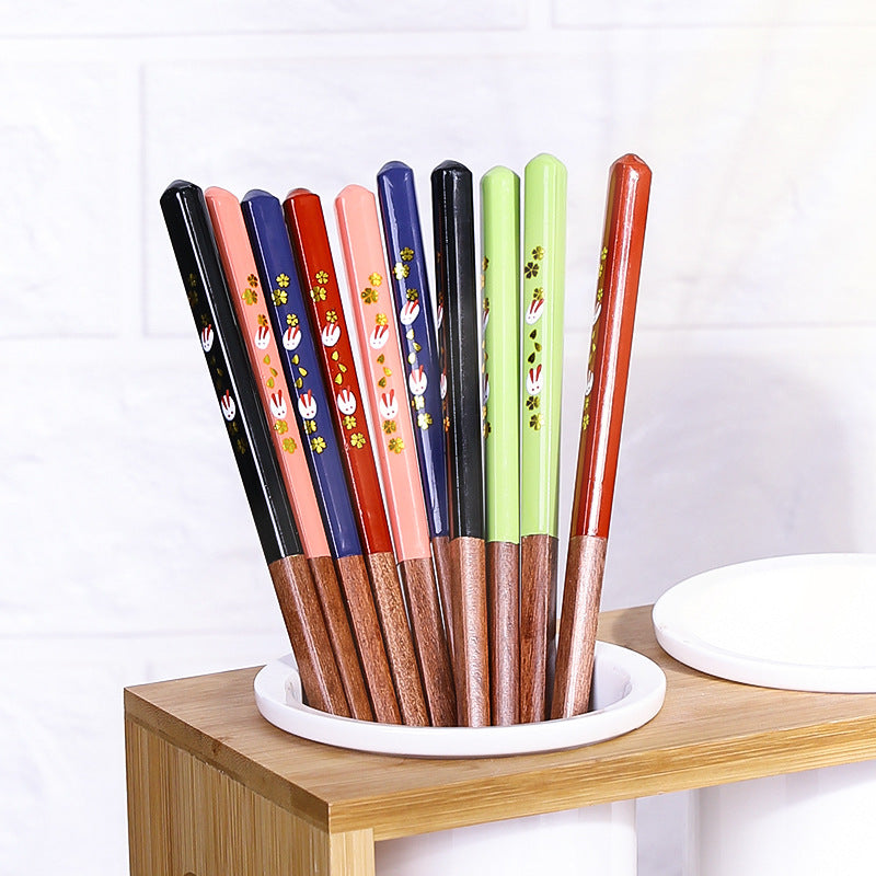 Nippon Chopsticks with  Rabbit / Red