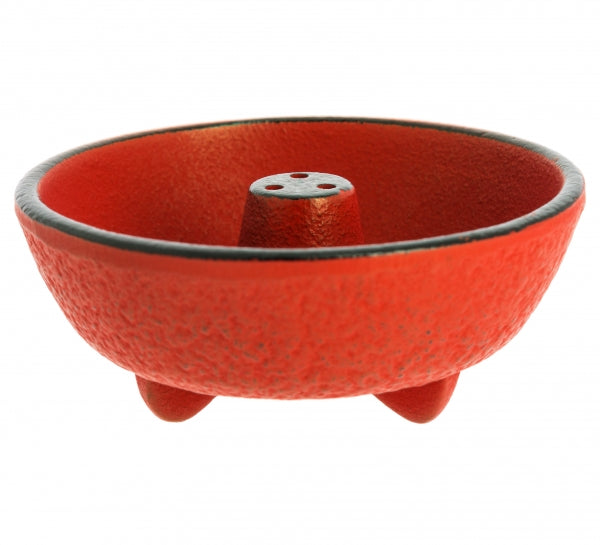 Incense Burner Iwachu Fontain Red Ø8.3xH3.1 cm