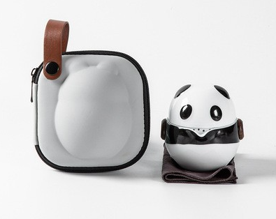 Nippon Ceramic Portable Travel Tea Set One Pot One Cup