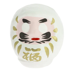 Daruma White Love 11cm