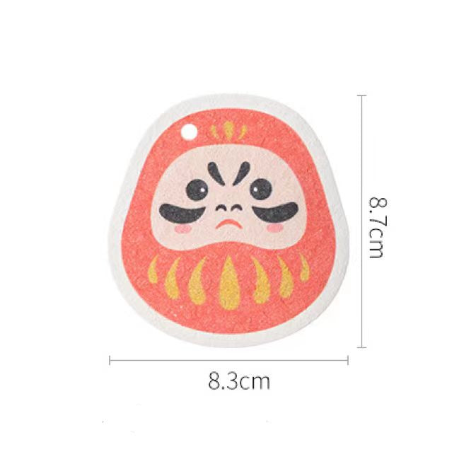 Nippon Wood Pulp Cotton Dish Sponge (Daruma)